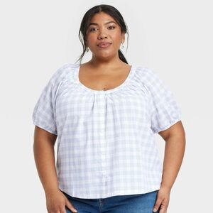 Universal Thread Plaid Women's Top